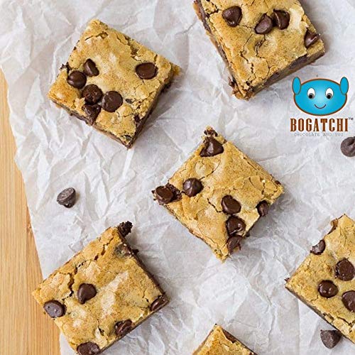 Image of BOGATCHI Chocolate Chips for Decoration Coffee, Ice Creams and Shakes, Milk Chocolate Chips, Milk Chocolate Chips, Gluten Free and Tasty, 200g with Free Measuring Spoon