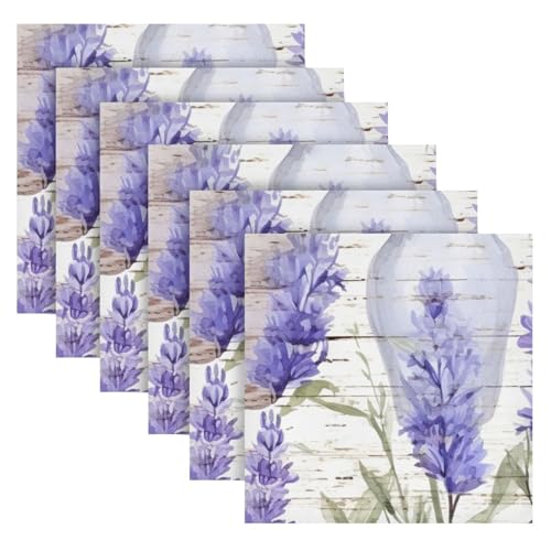 Servilletas de Tela Kigai Lavanda Set x4 50.8x50.8 cm miniatura 6