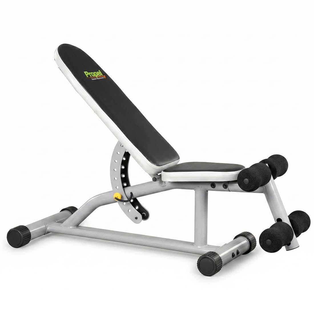 Propel FitnessOne Commercial Grade Multi-Purpose Heavy Duty Exercise Bench | Flat, Incline & Decline [FID] Gym Bench | 10-Levels Adjustable Full-Body Home Workout Bench | Strength Training|-image-17