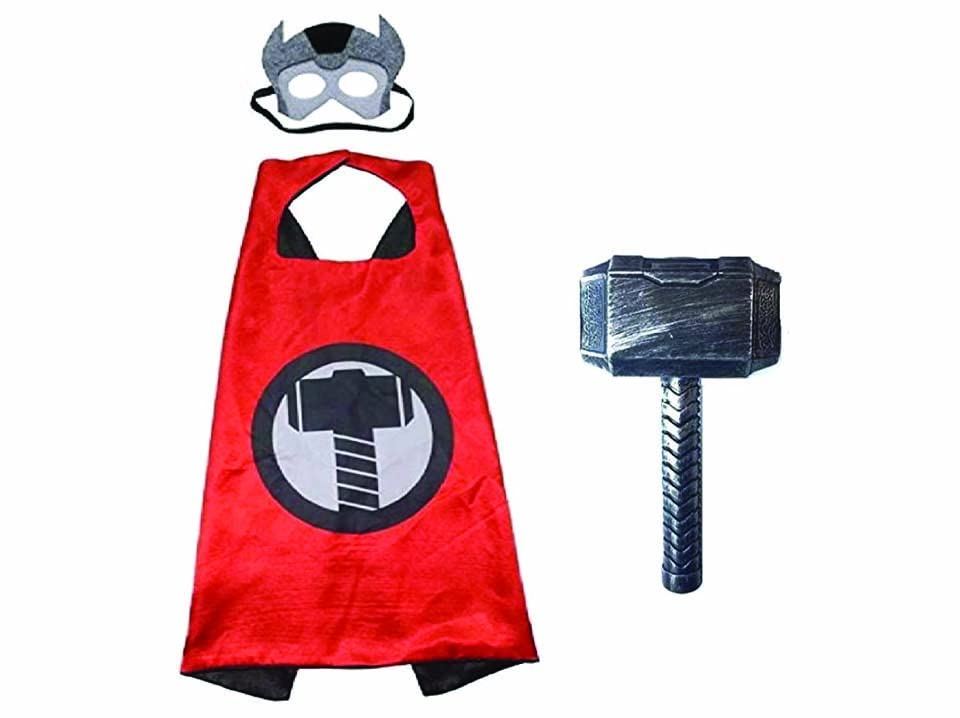 Modernaz Thor Cape For Kids With Hammer Party, Fancy Dress Dompetitions Stage Shows Role Play (8-10 Years) Multicolor, Synthetic (B0C6FMWDCP) Amazon Price History, Amazon Price Tracker