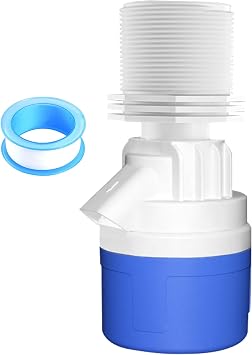 2" Npt Top Inlet Water Float Valve, 2 Inch Big Flow Automatic Water Level Control Float Valve for Water Tank, Water Troughs, Pond, Pool, Livestock, Aquariums 2" Top Inlet