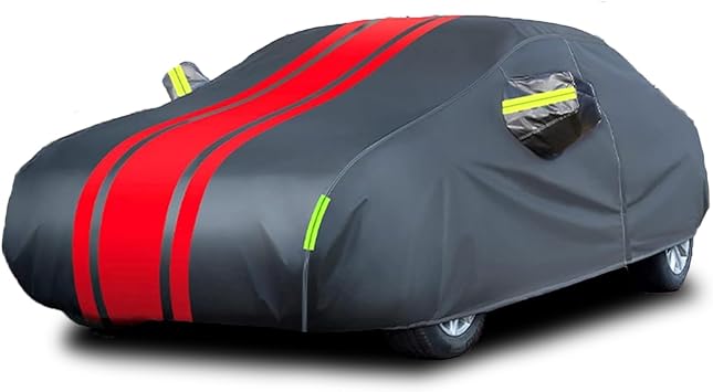 Car Cover for BMW Alpina B4 Outdoor Waterproof car Cover All-Weather Full car Cover Cotton Velvet Lining with Reflective Strips Waterproof Sunproof dustproofColor1,Sizefor BMW Alpina B4