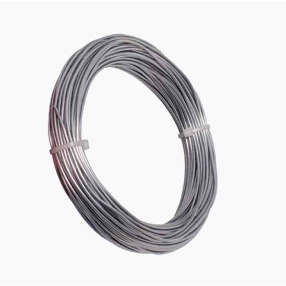 1 fil de zinc de 1 m - diamètre de 0,4 mm à 5 mm - Fil de zinc métallique for la recherche scientifique et les applications électriques(2mm)