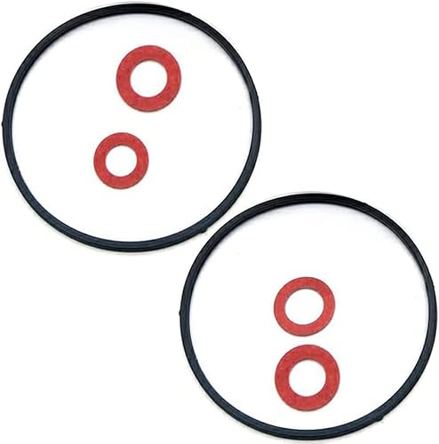 Carburetor Float Bowl Gasket Kit, Bowl Gaskets and Bolt Washer for Honda GX120 GX160 GX200 GXV120 GXV140 GXV160 Engine, Bowl Washers for Troy Bilt Power Washer Motor leaks Fuel