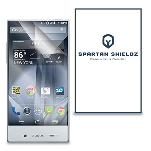 6X - Spartan Shields Premium HD Screen Protector Cover For Sharp Aquos Crystal - 6X