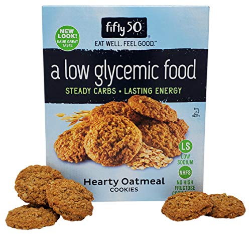Fifty50 Foods Low Carb, Low Glycemic, Hearty Oatmeal Cookies, 7 Ounce