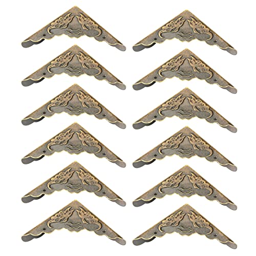 Decorative Corner Protector Compact Iron Corner 12 Pieces for DIY Crafts