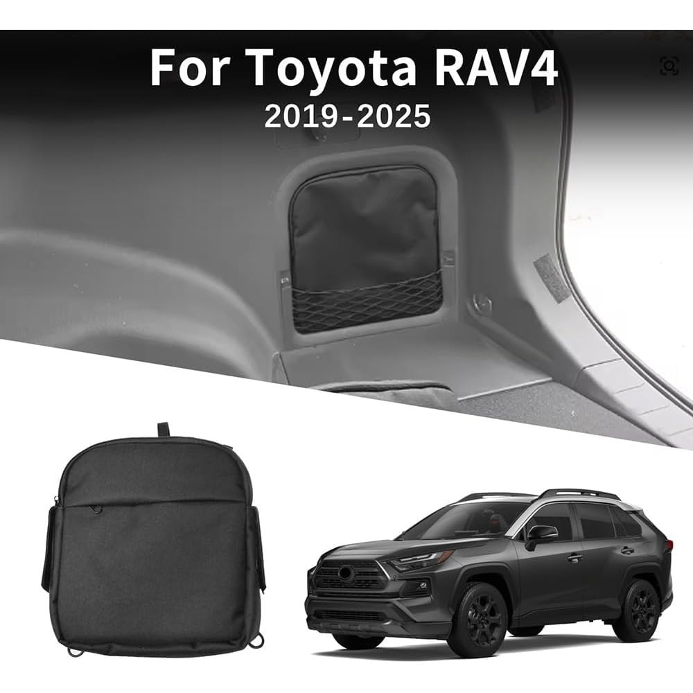 Torba do przechowywania bagażnika samochodowego do Toyota RAV4 2019-2025, organizer do bagażnika, akcesoria do przechowywania bagażnika gfdg/A/A