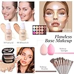 Makeup Kit for Women - Full Kit for Beginners Teens Girls, 30 Colors Matte & Shimmer Eyeshadow Palettes, Blush Palette, Lip Gloss Set - Image 4