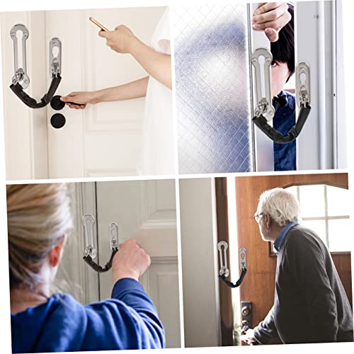 Cadena de puerta de seguridad de acero inoxidable resistente para accesos de hogar 4