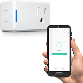 YoLink Mini Plug, 1/4 Mile World's Longest Range Smart Home Plug Mini Outlet Compatible with Alexa Google Assistant IFTTT App Remote Control Home Appliances from Anywhere- YoLink Hub Required