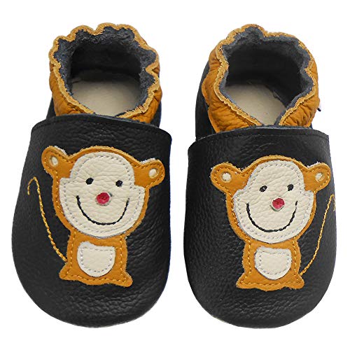 Bemesu Krabbelschuhe Baby Lauflernschuhe Jungen Mädchen Weiche Leder...