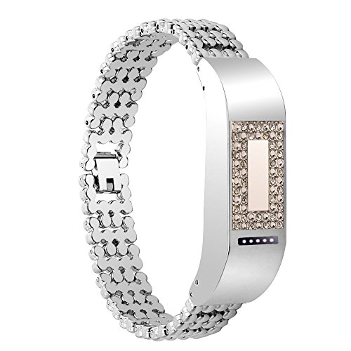 X4-TECH Metal Replacement Flex Bands With Clasps for Fitbit FLEX ONLY for Fitbit Band /Fitbit Flex Band /Fitbit Wristband /Fitbit Flex Wristbands (Light Metal)