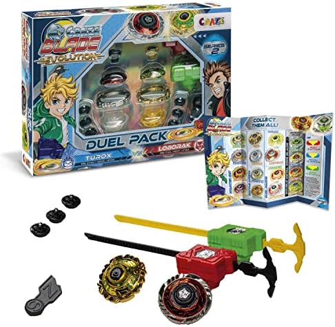 Craze Blade Kampfkreisel - Turox Loborak Evolution, Metall Kreisel für Kinder, Blade Spielzeug 35962