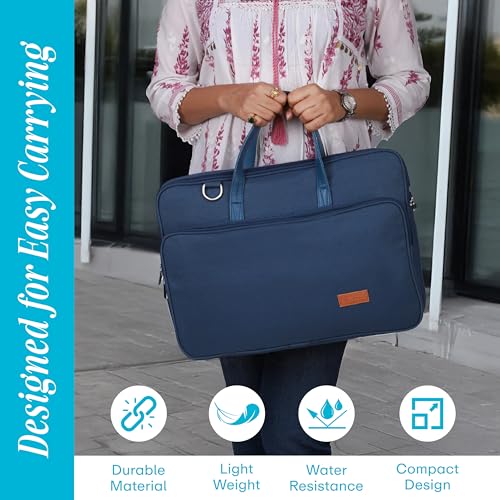 Image of Protecta Windfall 15.6 Inch Laptop Bag for Men & Women - Durable, Water-Repellent Office & Travel Macbook Messenger Bag with Padded Laptop Sleeve, Stylish Bag for Work, School and College