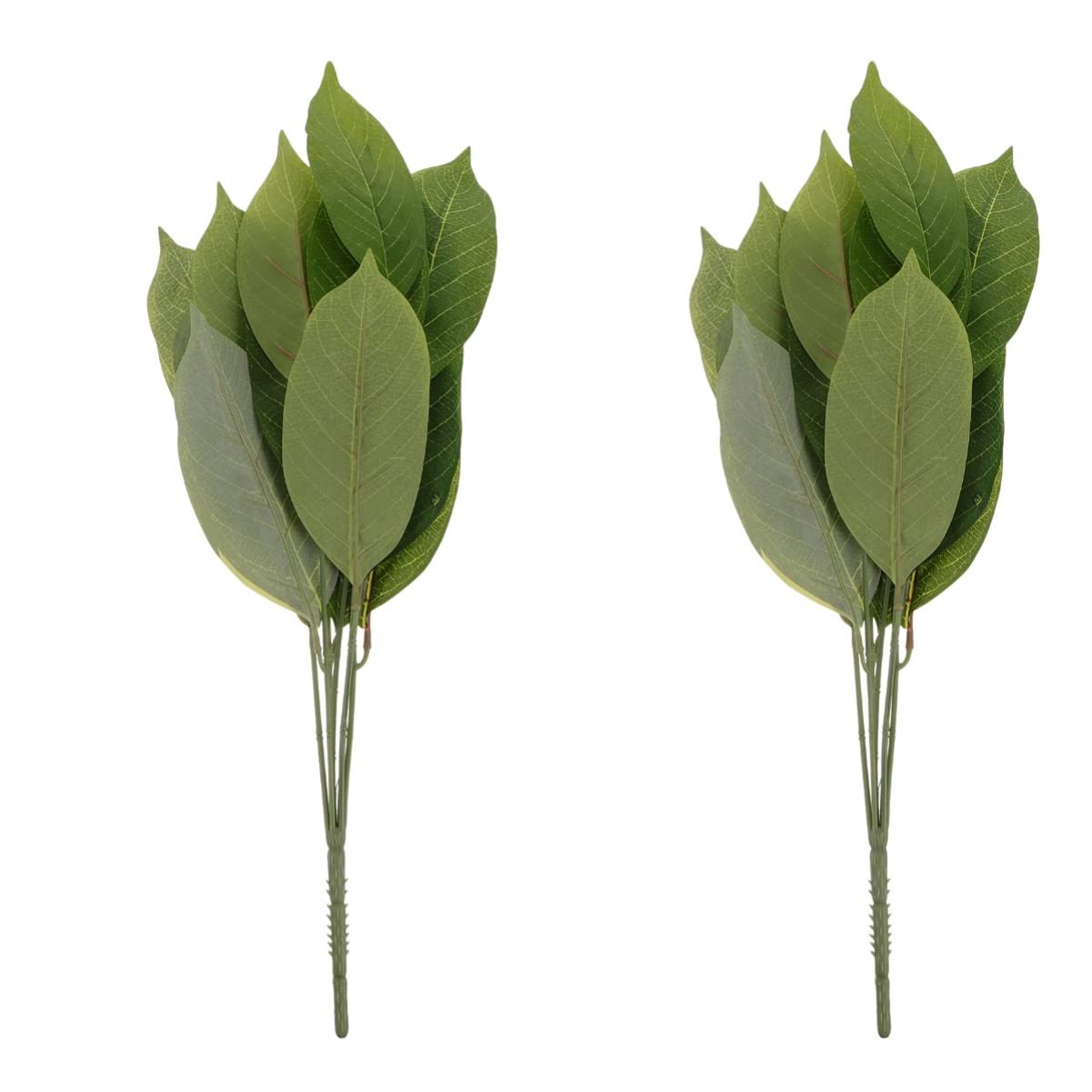 LIFKOME 2pcs artificial magnolia leaf flowers decor plastic plants corona para ramos buchones de flores artificial green plant green plant decoration tree branch fake leaves olive leaf