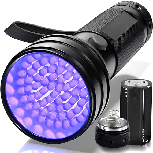 Retoo UV Schwarzlicht Taschenlampe, Haustiere, UrinDetektor für Eingetrocknete, Flecken, Ihrer, Hunde...