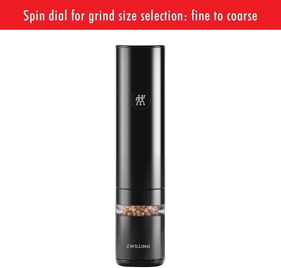 ZWILLING Enfinigy Electric Salt/Pepper Mill - Black