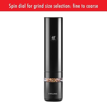 ZWILLING Enfinigy Electric Salt/Pepper Mill - Black