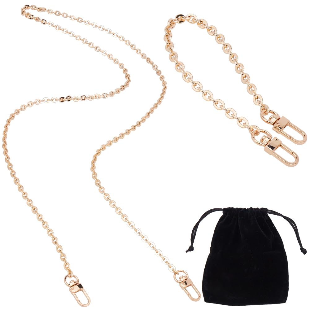 WADORN 2 Piezas De Dijes Para Bolso De Mano, Cadenas, 12.6 In, Esmaltado, Asas De Cadena, Colgante Con Temática Oceánica Para Mujer, Cartera, Bolso, Bolso Cruzado