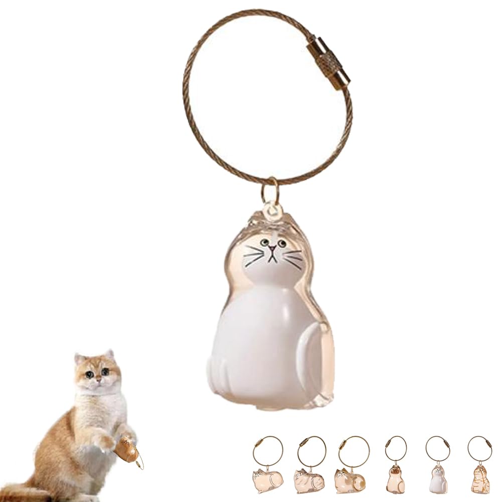 Amazon.co.jp: 猫の毛メモリアルカプセルキーホルダー、猫の毛