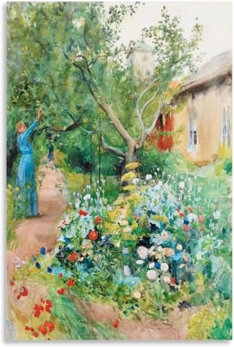 Pósters Carl Larsson grabados de arte en lienzo de 40x60cm de masdeland decorativo 1