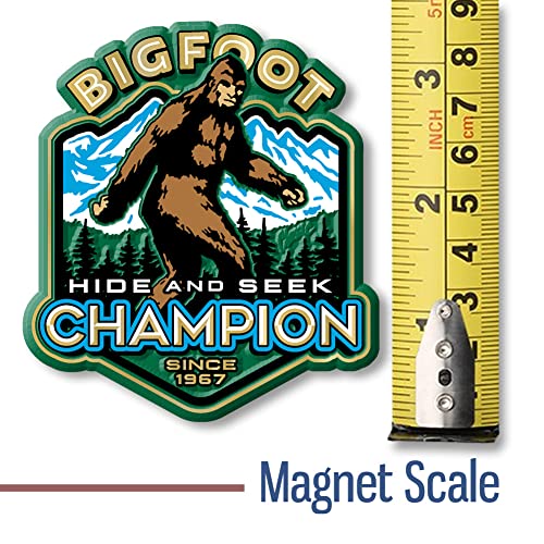 Imán Bigfoot Hide & Seek Champion 7.62x8.38 cm miniatura 2