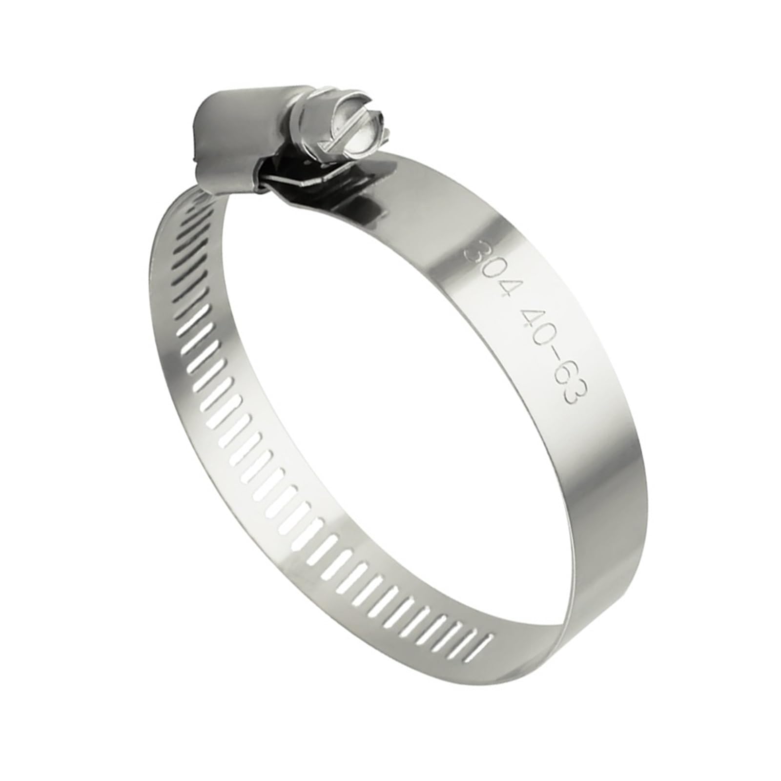 Stainless Steel Pipe clamp 10pcs Stainless Steel Adjustable Drive Hose Clamp Worm Size Clip Hoop Hose Clamps(59-82mm)