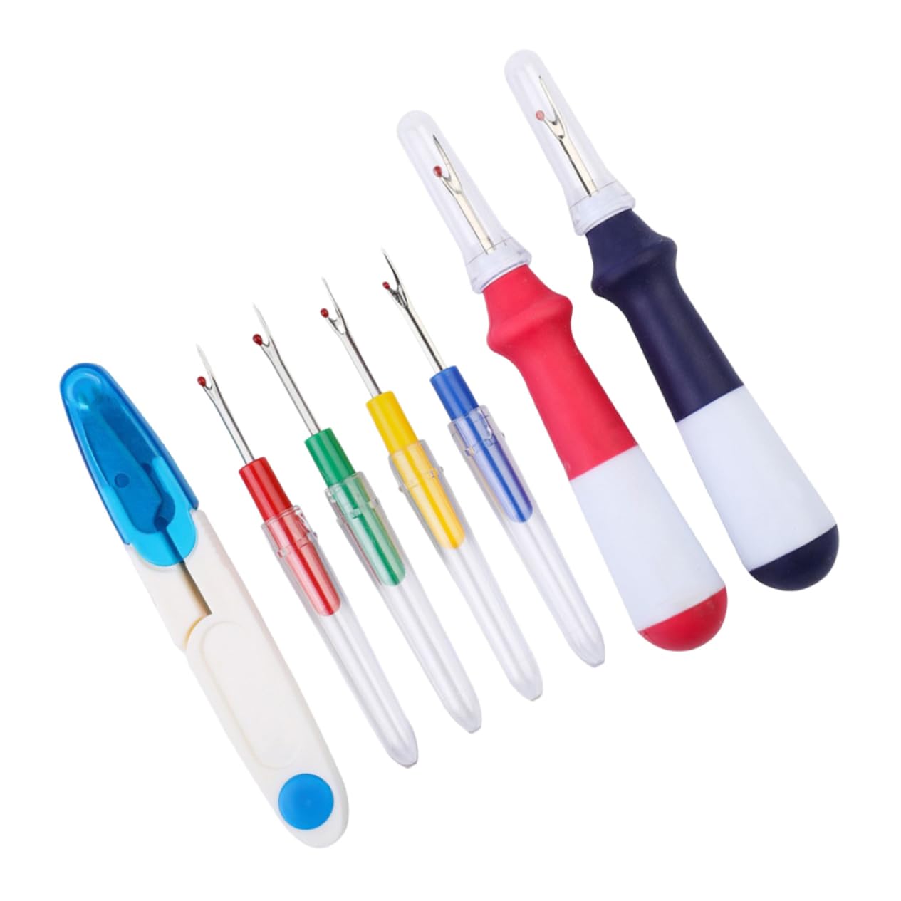 ARTIBETTER Ergonomic Handle Design Nonslip Seam Ripper 7pcs Embroidery Removal Tools Thread Cutter for Sewing Machine