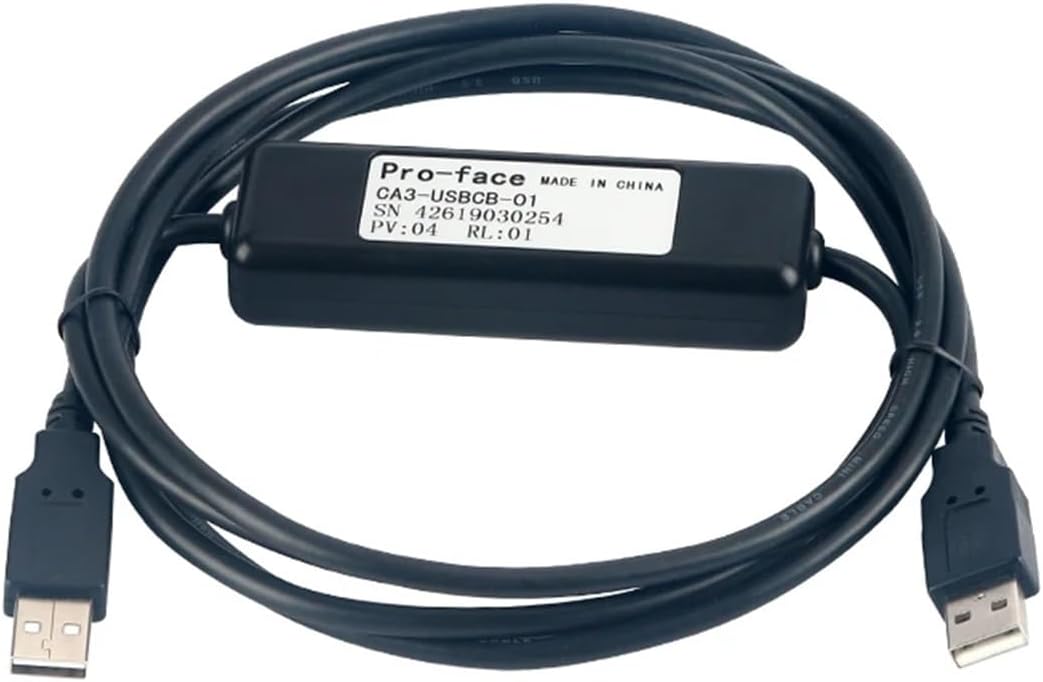CA3-USBCB-01 Suitable for PROFIS 3000 4000 Programming Cable Sending Software, Black