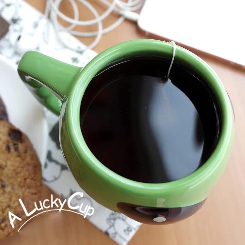 Miniatura 5 de Taza de cerámica de 13.5 fl oz con diseño de aliens 3D, novedad de dibujos animados, misteriosa y misteriosa taza de café de cerámica con forma de