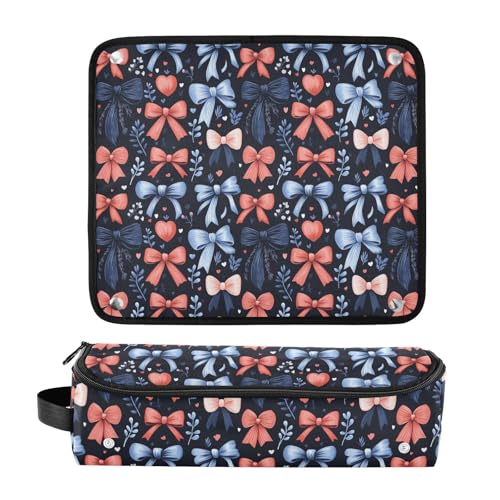 Bolsa organizadora de viaje resistente al calor para herramientas de cabello, alfombrilla aislante para planchas, rizadores y accesorios de cuidado capilar miniatura 3