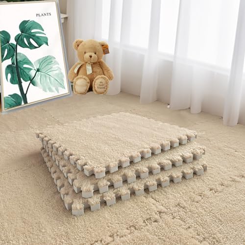 Jaderlu 16pcs Thickened Interlocking Tile Mats