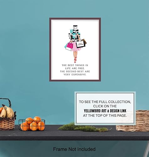 Miniatura 7 de Glam Luxury Fashion Design Quote - Couture Fashionista Wall Art Decor Poster Print - 8x10 Gift for Women, Bathroom, Teens Room, Girls Bedroom