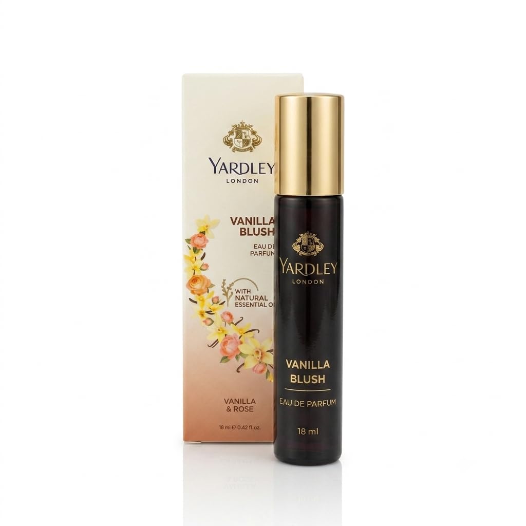 Yardley London Vanilla Blush Eau De Parfum 18ml | Long Lasting & Rose Perfume Premium Floral Gourmand Fragrance Pocket Spray for Women Travel-Friendly EDP with Natural Essential Oils (Vanilla Blush)-image-42