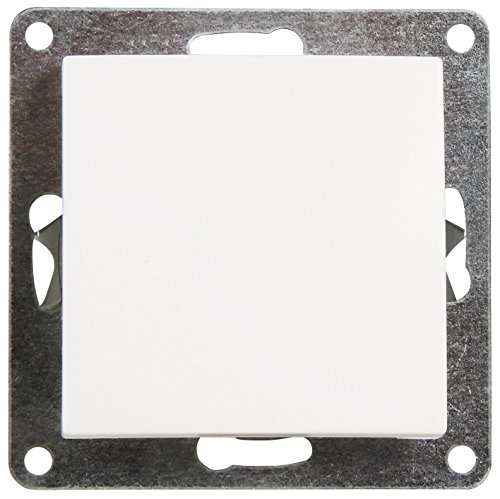 MC POWER - Wechselschalter | FLAIR | 250V~/10A, UP, weiß, matt