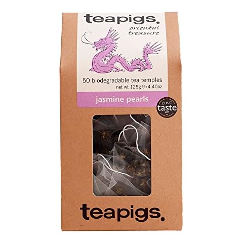 Teapigs Jasmine Pearls Whole Leaf Tea Bags Cover