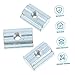 Alipis 20pcs Slide T-Nuts for Aluminum Extrusions Hammer Nuts Easy to Install Fasteners for Framework Series Industrial Accessories