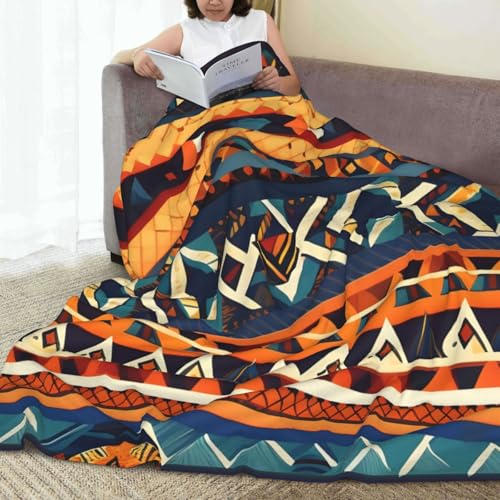 Couverture polaire en flanelle chaude légère et douce imprimé africain - 8