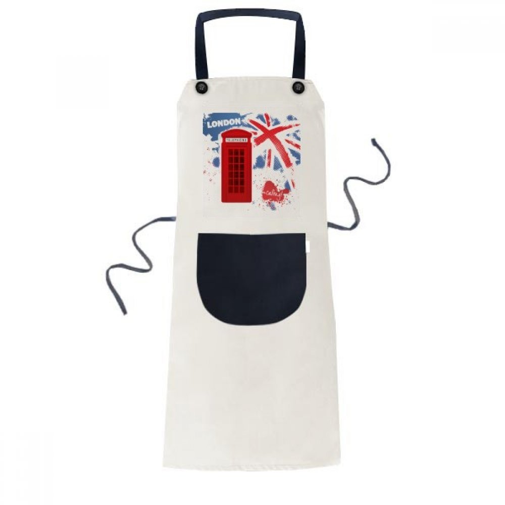 Tablier cuisine Londres beige avec sa poche réglable, le cadeau idéal pour chefs