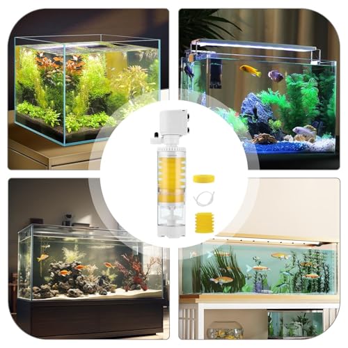 Filtre pour petit aquarium eau propre oxygénation sans bruit 10W - 4