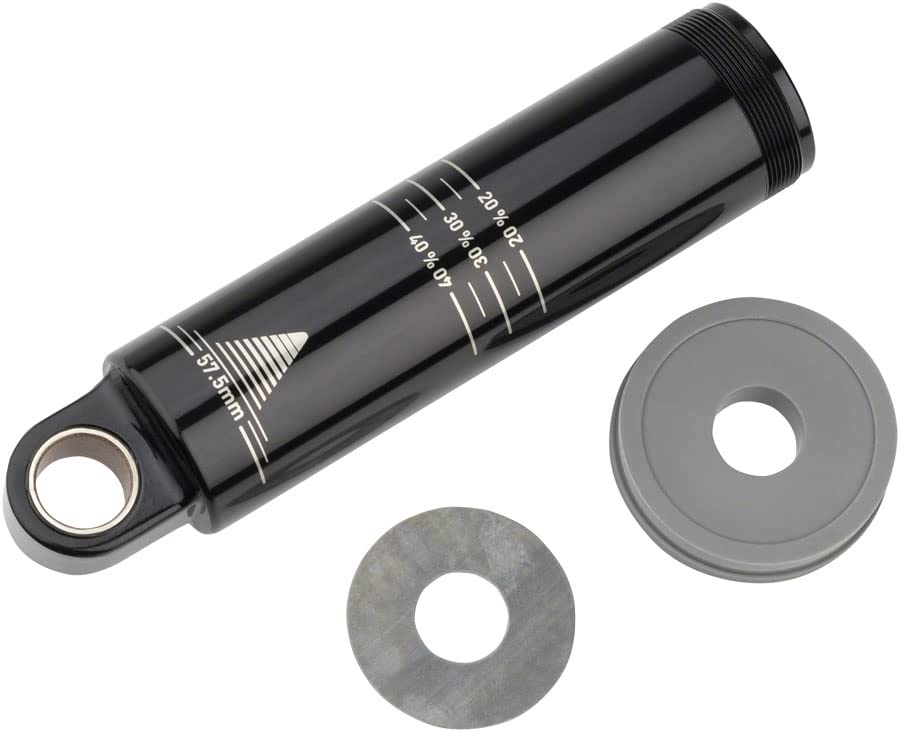 RockShox Rear Shock Damper Body - Standard Eyelet, 57.5mm w/Hydraulic Bottom Out, 7.5mm Travel Spacer, Super Deluxe C1+