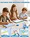 Preschool Learning Activities 54 Reusable Pages, Tracing Books for Kids Ages 3-5, Toddler Activities Busy Book, Handwriting Practice Kindergarten Workbooks, Educational Toys for 3 4 5 Year Old