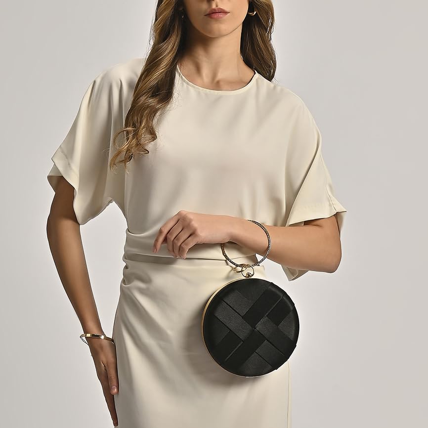 Image of Lavie Signature Women's Orem Circle Frame Clutch | Ladies purse |Gift For Women