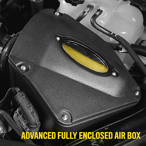 Image of AIRAID Cold Air Intake System by K&N: Increased Horsepower, Dry Synthetic Filter: Compatible with 2005-2008 CHRYSLER /DODGE (300C, Charger, Magnum) AIR-351-160