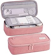 Large Pencil Case, WEMATE Pencil Pouch with Zipper Compartments, Aesthetic Pencil Case for Girls ...