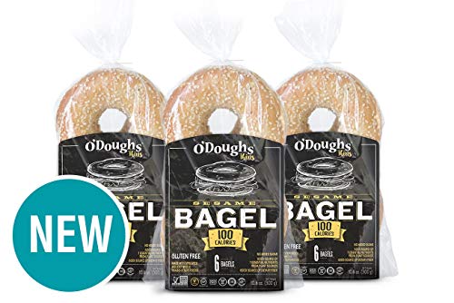 O'Doughs Thins - Sesame Bagels 10.6 oz | Presliced | Good Source of Fibre, Cholesterol Free, Trans Fat Free. | Pack of 3 | - Thumbnail 3
