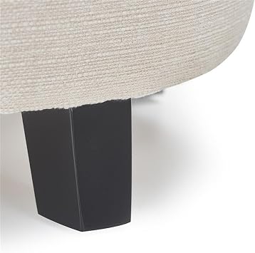 Finch Bennett Storage Ottoman, Ivory