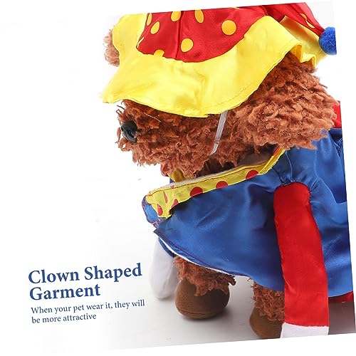 Disfraz de payaso para perro 2XL Happyyami miniatura 3