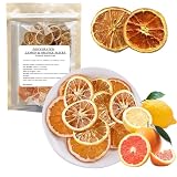 KWOLYKIM Dehydrate Dry Lemon Slices & Dry Blood Orange Slices, Dried Fruit Perfect for Cocktails Cakes Crafts Home...